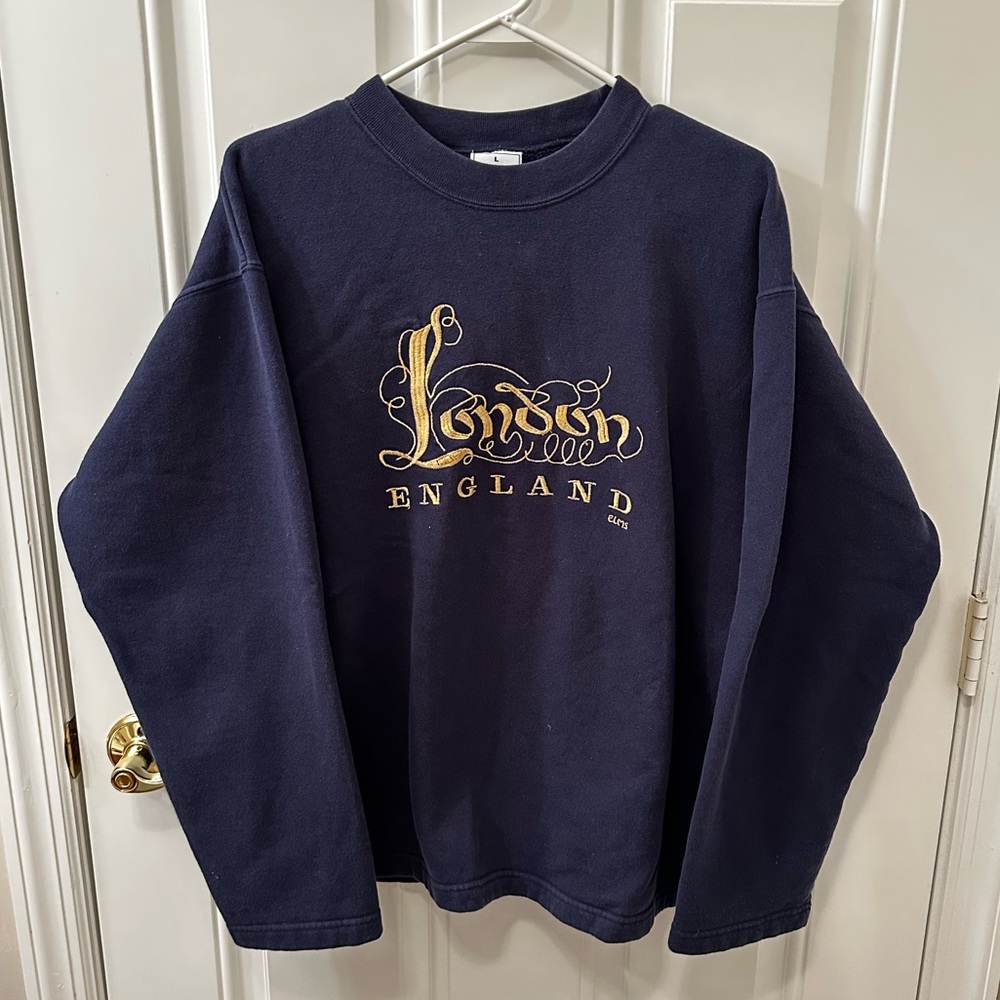 Vintage 💎 90s/Y2K Hanes London England crewneck